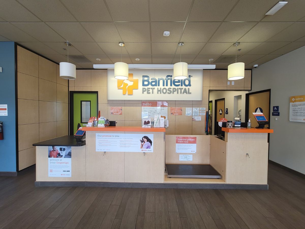 The Banfield Pet Hospital: Roswell S front desk