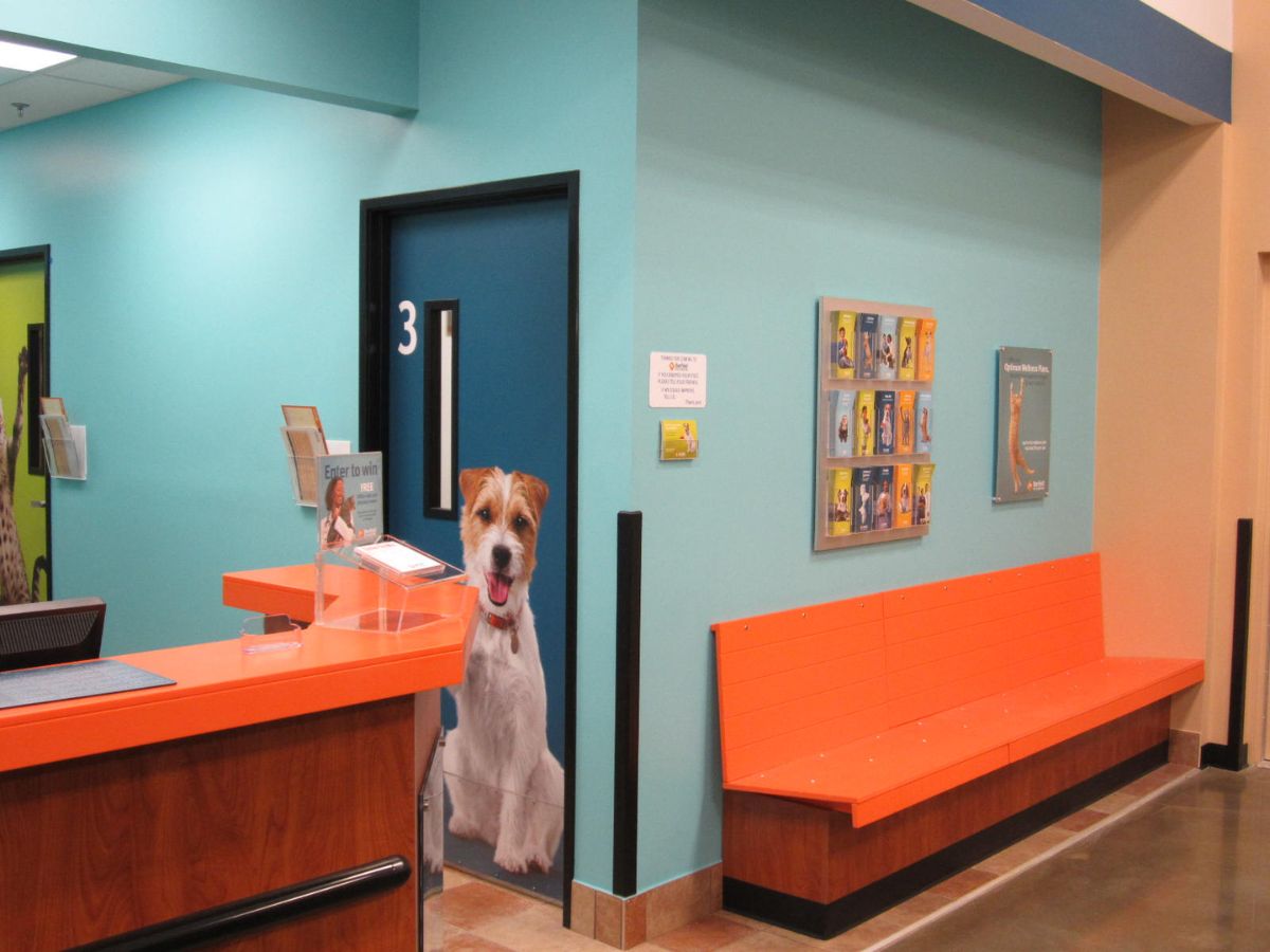 The Frederick North lobby and exam room entrance