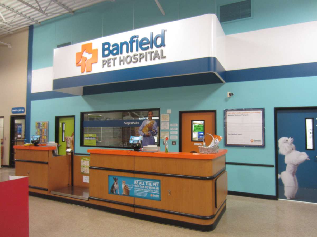 The Concord Banfield hospital front desk