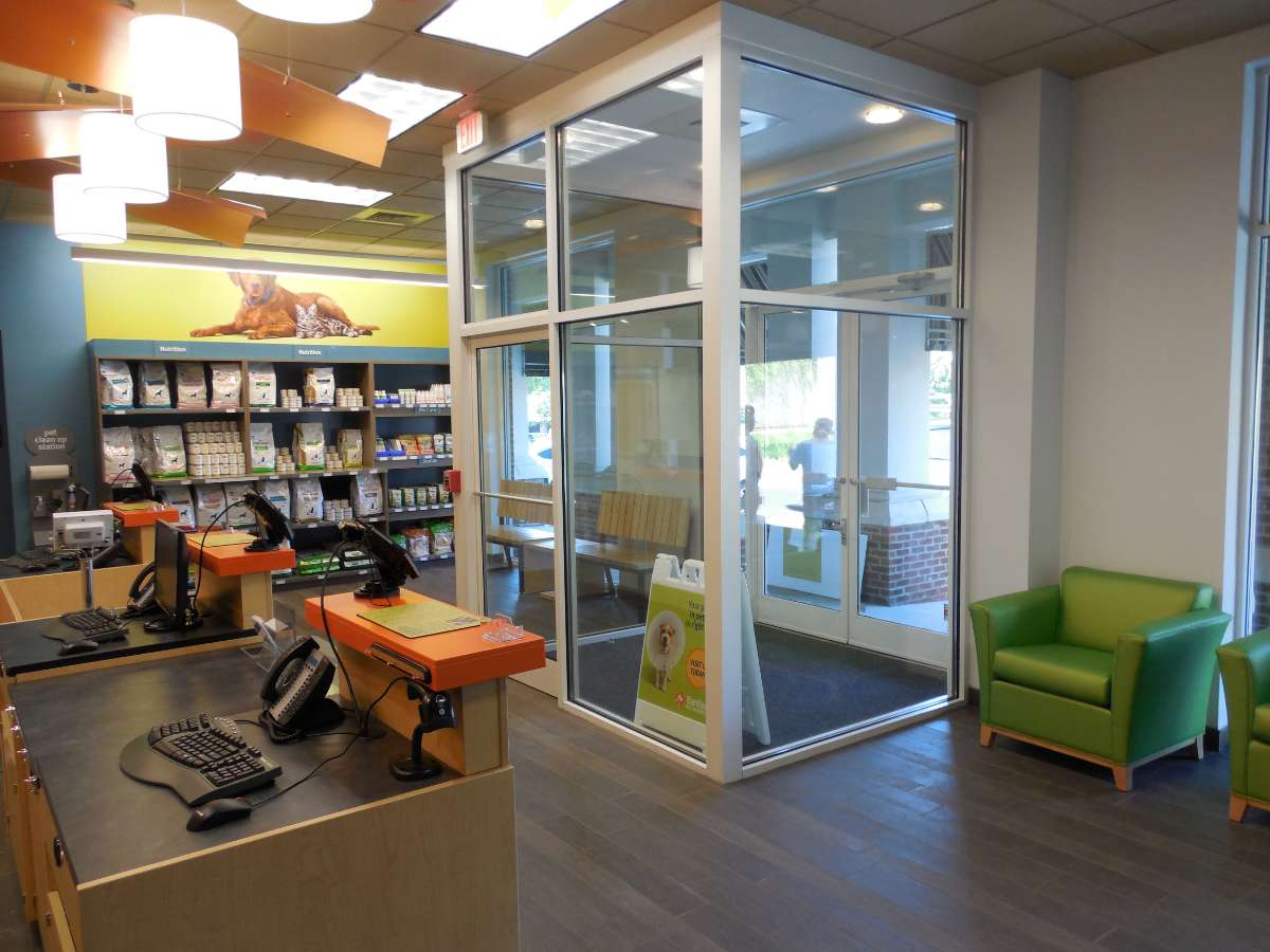 The SouthPark front lobby and front waiting area