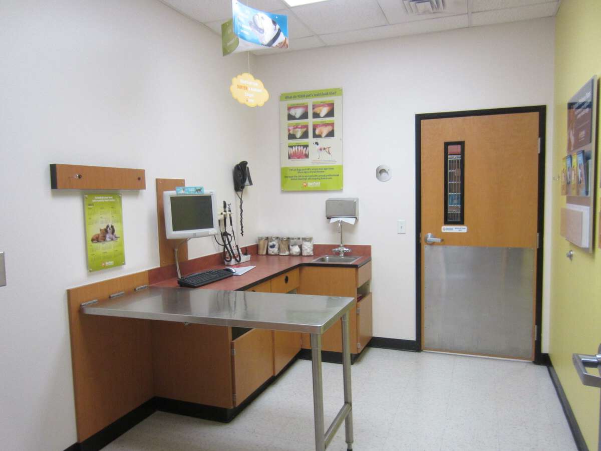 The exam room inside the S Oklahoma City Banfield hospital