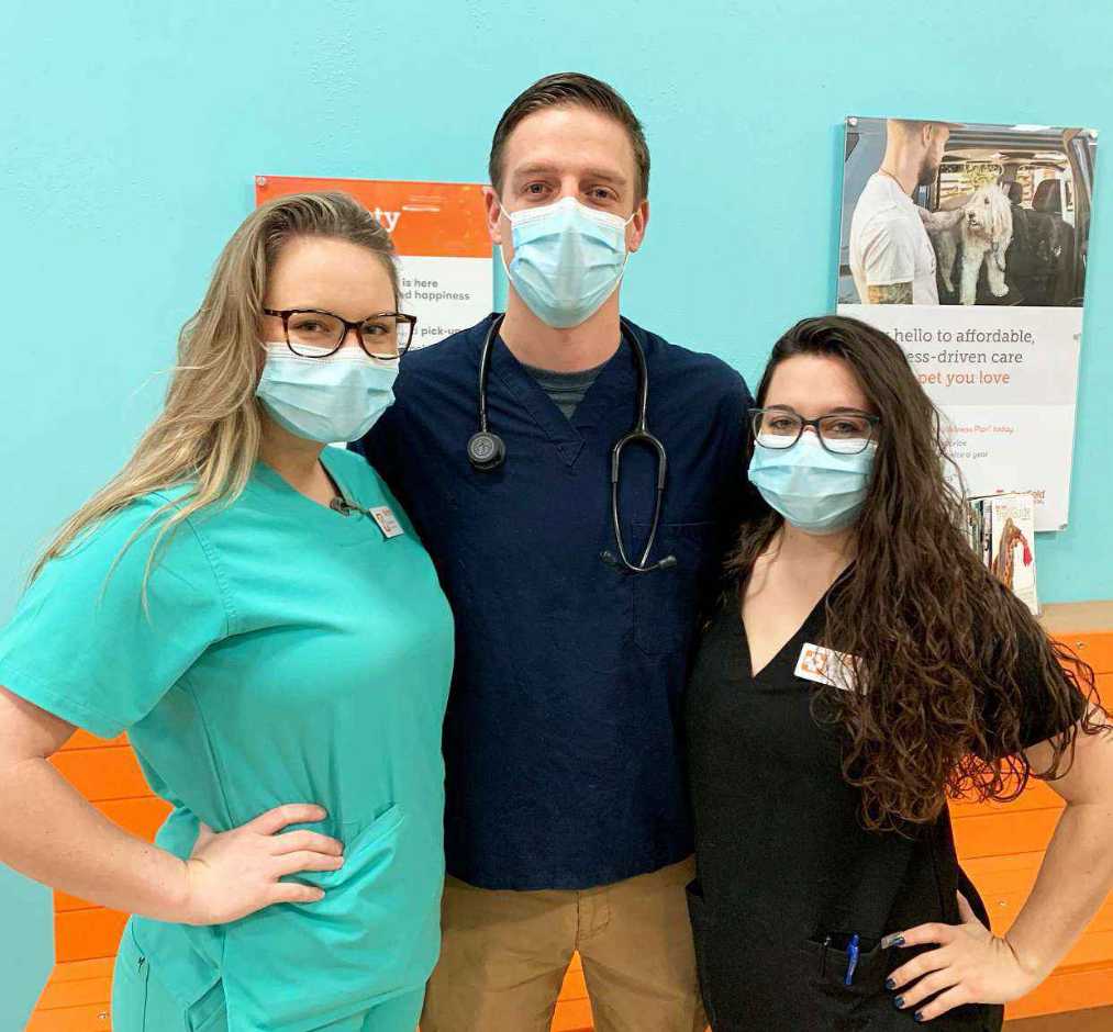A group of Banfield Associates at the Banfield Pet Hospital, Nashville, TN